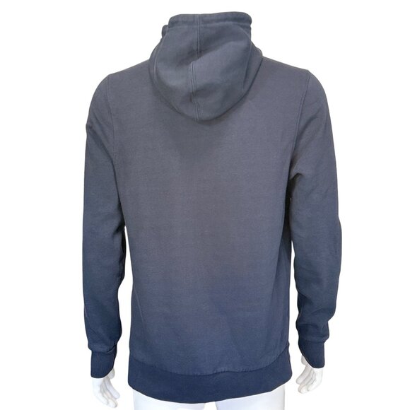 Oakley Hoodie Mens XL Navy Cotton Performance Fit Pullover Kangaroo Pocket Logo - Picture 2 of 6